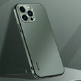 thumbnail image 1 of Allytech iPhone 15 Pro Max Case Cover, Ultra Slim Fit Lightweight Shockproof Anti-scratch Aluminum Metal Frame Case Camera Cover Bumper Case for Apple iPhoen 15 Pro Max 6.7 Inch - Green, 1 of 5