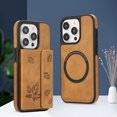 thumbnail image 1 of Allytech iPhone 15 Pro Max Case with Detachable Magnetic Cards Holder, 2 In 1 Wallet Case Stylish Stand Compatible with Magsafe Shockproof Wallet Mangetic Cover for Apple iPhone 15 Pro Max - Brown, 1 of 7