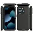 thumbnail image 1 of Allytech iPhone 15 Pro Max Case with Screen Protector, Deluxe Military Grade Protection Shockproof Dustproof Water Resistance Metal PC Back Cover Case for Apple iPhone 15 Pro Max - Black, 1 of 9