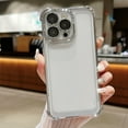thumbnail image 1 of Allytech for iPhone 15 Pro Max Clear Case, Ultra Slim Lightweight Transparent Cover with Lens Protector, Soft TPU Anti-Yellowing Shockproof Protective Fashion Case for iPhone 15 Pro Max - Silver, 1 of 11