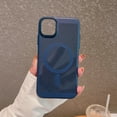 thumbnail image 1 of Allytech iPhone 16 Case, Magnetic Case for iPhone 16,  Compatible with Magsafe Wireless Charging Support Shockpoof Mesh Design Anti-slip Bumper Case Cover for Apple iPhone 16 - Navyblue, 1 of 6
