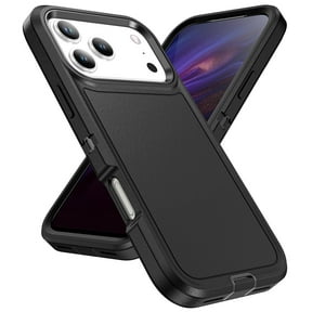 Allytech iPhone 17 Pro Max Case, Military Grade Protective Shockproof Hybrid PC TPU Drop Proof Anti-scratch Anti-Fingerprint Slim Case Shell Back Cover for Apple iPhone 17 Pro Max - Black