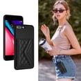 thumbnail image 1 of Allytech iPhone 8 Plus/ 7 Plus Wallet Case with Hand Wrist, PU Leather RFID Blocking Cards Slots Shockproof Stand Feature Bumper Magnetic Closure Slim Shell Case for Apple iPhone 8 Plus/ 7 Plus, Black, 1 of 7