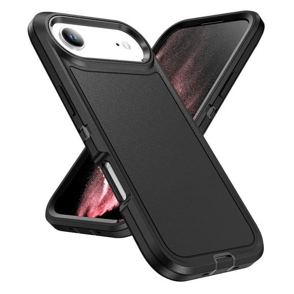Allytech iPhone Air Case, Military Grade Protective Shockproof Hybrid PC TPU Drop Proof Anti-scratch Anti-Fingerprint Slim Case Shell Back Cover for Apple iPhone Air - Black
