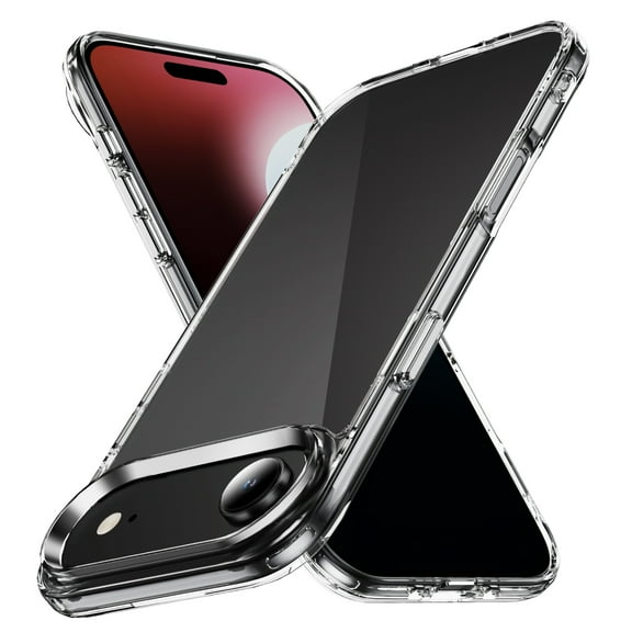 Allytech iPhone Air Clear Case, iPhone Air Cover 6.5", Crystal Clear Ultra Slim Fit Soft TPU Anti-Scratch Bumper Shockproof Anti-Yellow Phone Case for Apple iPhone Air - Clear