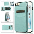 thumbnail image 1 of Allytech iPhone SE 2022 Wallet Case, iPhone SE 2020 Case, iPhone 8 7 Case, Slim PU Leather Cards Slots Full Protection Shockproof Wallet Case Cover for Apple iPhone SE 3 / iPhone 8/7 - Mint, 1 of 6