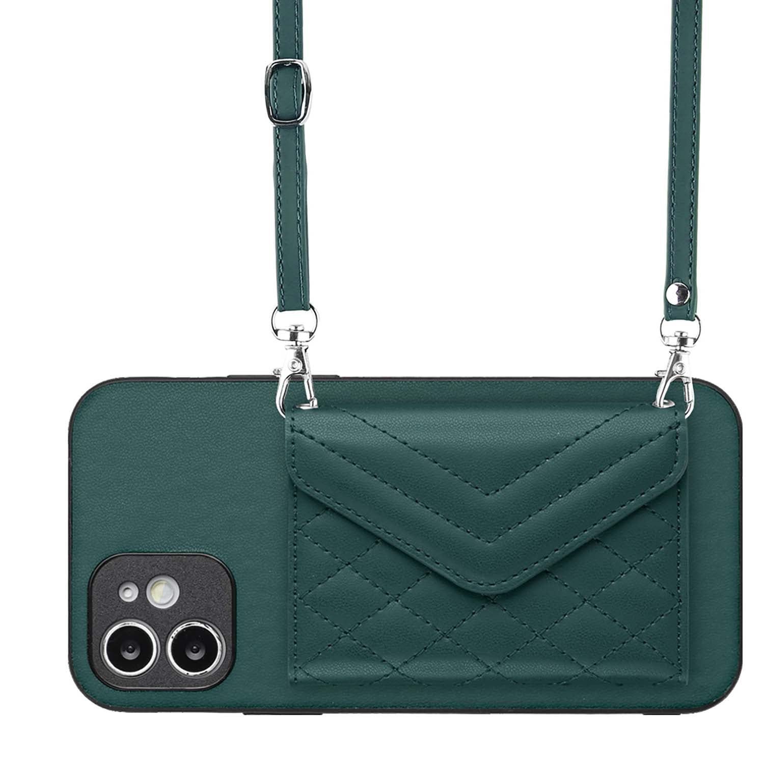 Allytech iPhone XR Case Wallet with Shoulder Strap, Luxury Back Cover