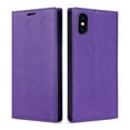 thumbnail image 1 of Allytech iPhone XS Max Wallet Case, Premium PU Leather RFID Blocking Cards Holder Flip Cover Stand Shockproof Anti-Scratch Phone Case for Apple iPhone XS Max - Purple, 1 of 7