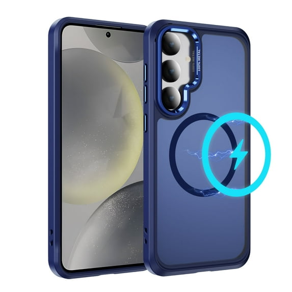 Allytechgrop for Samsung Galaxy S23 Plus Case, Rugged Magnetic Phone Cover with MagSafe Compatibility, Military-Grade Shockproof Protection & Matte Design Case for Samsung Galaxy S23 Plus, Darkblue