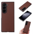 thumbnail image 1 of Allytechgrou Slim Case for Samsung Galaxy Z Fold 7, PU Leather Shockproof Anti-Slip Scratch Resistant Bumper Rugged Phone Case Cover for Galaxy Z Fold7, Brown, 1 of 10