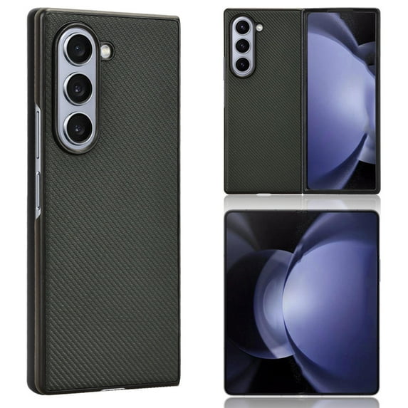 Allytechgrou Slim Case for Samsung Galaxy Z Fold 7, PU Leather Shockproof Anti-Slip Scratch Resistant Bumper Rugged Phone Case Cover for Galaxy Z Fold7, Green