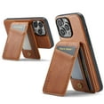 thumbnail image 1 of Allytechgroup 2 in 1 Detachable Wallet Case Cover for Apple iPhone 11 Pro, Compatible with Magsafe Cards Holder Purse Pokcet Shockproof Slim Fit Phone Case for iPhone 11 Pro, Brown, 1 of 9