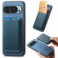 thumbnail image 1 of Allytechgroup 2 in 1 Detachable Wallet Case for Google Pixel 9 Pro XL, [Thin & Light] [Compatible with MagSafe] Luxury PU Leather Card Holder Soft Bumper Shockproof Anti-Scratch Magnetic Case, Blue, 1 of 9