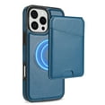 thumbnail image 1 of Allytechgroup 2 In 1 Wallet Case for Apple iPhone 16 Pro, Detachable Cards Holder Compatible with Magsafe Anti-Scratch Bumper Shockproof Drop Protection Phone Case for Women Men, Blue, 1 of 10