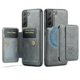 thumbnail image 1 of Allytechgroup 2 in 1 Wallet Case for Samsung Galaxy S24+ Plus, Detachable Magnetic Cover Compatible with Magsafe Premium PU Leather Cards Holder Shockproof Bumper Phone Case for Women Men, Gray, 1 of 9