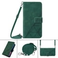 thumbnail image 1 of Allytechgroup 2 In 1 Wallet Case for Samsung Galaxy S24 Ultra, Detachable Shoulder Strap Bumper Anti-Scratch Cards Slots RFID Blocking Flip Stand Phone Case Cover for Galaxy S24 Ultra, Darkgreen, 1 of 10