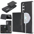 thumbnail image 1 of Allytechgroup 2 in 1 Wallet Case for Samsung Galaxy Z Fold 5, Detachable Cards Holder [Compatible with Magsafe] Shockproof Anti-Scratch Slim Fit Shell Cover for Galaxy Z Fold 5, Black, 1 of 11