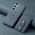 thumbnail image 1 of Allytechgroup 2 in 1 Wallet Detachable Cards Holder Case for Samsung Galaxy S23, Magnetic Back Cover Compatible with Magsafe & Car Mount Stand Shockproof Phone Case for Women Men, Blue, 1 of 9