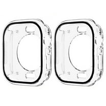 Allytechgroup 2 Pack Case for Apple Watch Series 10 42mm, with Screen Protector Full Body Shockproof Anti-Scratch Dustproof Bumper Rugged Case Cover for iWatch Series 10 42mm, Clear