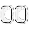 thumbnail image 1 of Allytechgroup 2 Pack Case for Apple Watch Series 10 46mm, with Screen Protector Full Body Shockproof Anti-Scratch Dustproof Bumper Rugged Case Cover for iWatch Series 10 46mm, Clear, 1 of 5