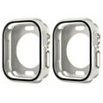 thumbnail image 1 of Allytechgroup 2 Pack Case for Apple Watch Series 10 46mm, with Screen Protector Full Body Shockproof Anti-Scratch Dustproof Bumper Rugged Case Cover for iWatch Series 10 46mm, Starlight, 1 of 5