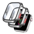 thumbnail image 1 of Allytechgroup 2 Pack Case Compatible for Apple Watch Series 11/10 42mm Screen Protector, Full Hard PC Scratch Resistant Bumper Protective Cover for iWatch Series 11/10 42mm, Titanium, 1 of 7