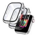 thumbnail image 1 of Allytechgroup 2 Pack Case Compatible for Apple Watch Series 10 46mm Screen Protector, Full Hard PC Scratch Resistant Bumper Protective Cover for iWatch Series 10 46mm, Clean, 1 of 7