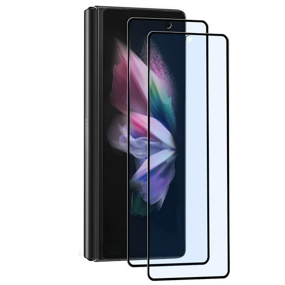Allytechgroup 2 Pack Tempered Glass Screen Protector for Samsung Galaxy Z Fold 7, Full Coverage HD Clear Anti-Scratch Case Friendly Anti-Fingerprint Bubble Free Screen Protector for Galaxy Z Fold 7