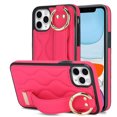 thumbnail image 1 of Allytechgroup 2024 New Trendy Back Case Cover for Apple iPhone 11 Pro, Premium PU Leather Luxury Design with Ring Holder Stand Bracket Bumper Shockproof Phone Case for Girls Women, Rose, 1 of 8