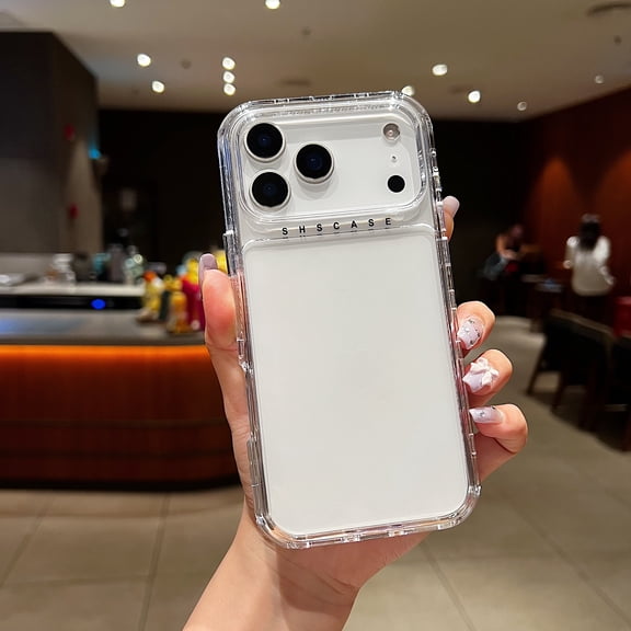 Allytechgroup 3 in 1 Heavy Duty Case for iPhone 17, Rugged PC + Soft TPU Reinforced Bumper Shockproof Anti-Drop [Full Body Protection] Shockproof Case for iPhone 17, Clear