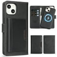 thumbnail image 1 of Allytechgroup 3 in 1 Wallet Case for Apple iPhone 15, Detachable Back Cover & Cards Holder Compatible with Mag-safe Shockproof RFID Blocking Stand Phone Case for iPhone 15, Black, 1 of 8