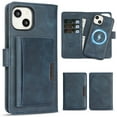 thumbnail image 1 of Allytechgroup 3 in 1 Wallet Case for Apple iPhone 15 Plus, Detachable Back Cover & Cards Holder Compatible with Mag-safe Shockproof RFID Blocking Stand Phone Case for iPhone 15 Plus, Blue, 1 of 8