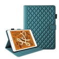 thumbnail image 1 of Allytechgroup for 7.9 inch Apple iPad Mini 5th/4th/3rd/2nd/1st Gen Case with Pencil Holder, Multi-Angle Viewing Stand, Elegant PU Leather Card Pockets Kickstand Cover, Auto Sleep/Wake Case, Darkgreen, 1 of 8