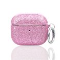 thumbnail image 1 of Allytechgroup for AirPods 3rd Gen (2021) Case with Keychain, Slim Shockproof Bling Glitter Cover for Women Girls Anti-Scratch PC+TPU Protective Case with Precise Cutouts & Comfortable Grip, Pink, 1 of 8