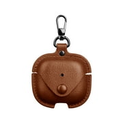 Allytechgroup AirPods 4 Case, AirPods 4th Generation Case, Premium PU Leather Cover Anti-Scratch Dustproof Protective Ca