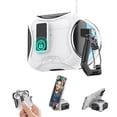 thumbnail image 1 of Allytechgroup AirPods Pro 2 Case with Keychain, Cell Phone Stand Design Hard PC Shockproof Dustproof Anti-Scratch Bumper Rugged Case Cover for Apple Airpods Pro 2nd Generation 2022, White, 1 of 8