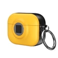 thumbnail image 1 of Allytechgroup for Airpods 4 Case with Keychain, Support Wireless Charging Protective Headphone Case Cover for Apple Airpods 4th Generation 2024 Front LED Visible, Yellow, 1 of 7