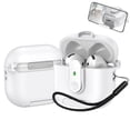 thumbnail image 1 of Allytechgroup for Airpods 4th Gen Case with Phone Stand & Lanyard,Full Body Shockproof Hard Shell Protection Design Support Wireless Charging for AirPods 4th Genaration 2024 Women Men, White, 1 of 8