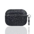 thumbnail image 1 of Allytechgroup for Airpods Pro (2019) Case with Keychain, Slim Shockproof Bling Glitter Cover for Women Girls Anti-Scratch PC+TPU Protective Case with Precise Cutouts & Comfortable Grip, Black, 1 of 8