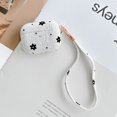 thumbnail image 1 of Allytechgroup Airpods Pro (2019) Flower Texture Case with Hand Strap, White, 1 of 7