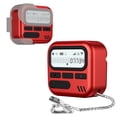 thumbnail image 1 of Allytechgroup Airpods Pro 2nd Gen (2022)/ AirPods 1st Gen Retro Stylish Drop Protection Case with Metal Chain and Belt Clip, Red, 1 of 6