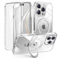 thumbnail image 1 of Allytechgroup Anti-Scratch Back Cover Cell Phone Case with Case for Apple iPhone 16 Pro, Clear, 1 of 6