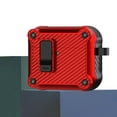 thumbnail image 1 of Allytechgroup for Apple Airpods Pro 2nd Gen (2022) Case with Keychain, [MagSafe Wireless Charging] Military Protective Case with Lanyard for Airpods Pro 2nd Gen (2022), Red, 1 of 7