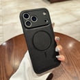 thumbnail image 1 of Allytechgroup for Apple iPhone 12 Pro Max Case, PU Leather PC+TPU Magnetic Protective Cover Anti-Scratch Shock-Absorbent Dust/Dirt Proof Anti-Fingerprint Non-Slip Wireless Charging Support, Black, 1 of 8