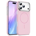 thumbnail image 1 of Allytechgroup for Apple iPhone 16 Pro Max Case, [Compatible with MagSafe ] Durable Soft TPU Back Shockproof Cover Hard Bumper Anti-Yellowing Magnetic Heavy Duty Drop Protection Phone Case, Pink, 1 of 11