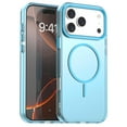 thumbnail image 1 of Allytechgroup for Apple iPhone 16 Pro Protective Case, [Compatible with Magsafe] Magnetic Back Cover PC+TPU Anti-Scratch Shock-Absorbent Anti-Fingerprint Matte Lightweight Non-Slip, Blue, 1 of 7