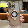 thumbnail image 1 of Allytechgroup Bling Case for iPhone 13 Pro Max with Kickstand, Built-in Camear Lens Protector Support Wireless Charging Shockproof Protective Magnetic Back Cover for iPhone 13 Pro Max, Gold, 1 of 6