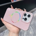thumbnail image 1 of Allytechgroup Bling Case for iPhone 15 Pro Max, Slim Sparkly Phone Case Support Wireless Charging Shcokproof Magnetic Back Cover Bumper for Apple iPhone 15 Pro Max Women Girls, Pink, 1 of 9