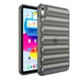 thumbnail image 1 of Allytechgroup Bumper Case for Apple iPad A16 11" 2025 11th Gen/ iPad 10th Generation 2022 10.9" Case, Soft TPU Stylish Ribbed Design Rugged Shockproof Case for iPad 11th 10th Gen, Gray, 1 of 7