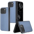 thumbnail image 1 of Allytechgroup Carbon Fiber Case for Google Pixel 9 Pro Fold, Slim Fit Shockproof Drop Protective Minimalist Bumper Rugged Phone Case for Women Men, Blue, 1 of 6